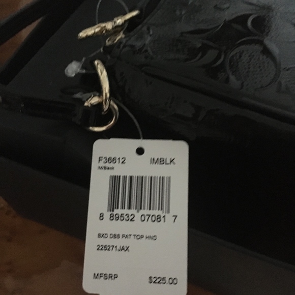 NWT ! COACH DB Signature Debossed Top Handle Bag - Picture 5 of 5